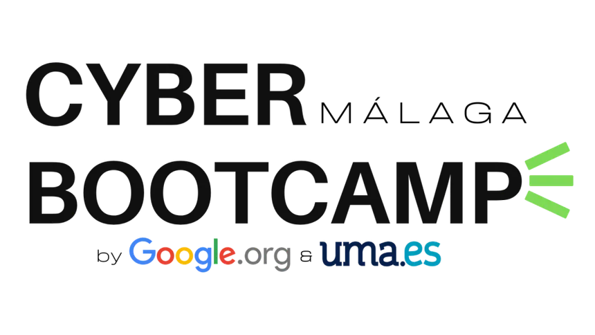 Logo CyberBootcamp Málaga · Google & UMA